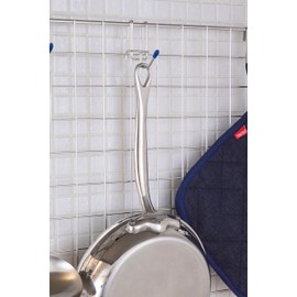 Iwatani Material SHN11 Stainless Steel Hanger Net Series Hooks, Silver, 2.0 x 1.2 x 2.4 inches (5.2 x 3 x 6.2 mm), Pack of