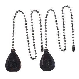 Operitacx 2 Stück Fan-licht- Lichterkette Zieht Leuchte Mit Kettenzugschalter Für Deckenventilator Gewichte Von Deckenventilatoren Lampenzugkette Coffee Zinklegierung