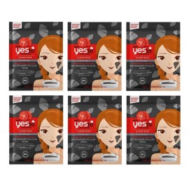 Yes To Tomatoes Detoxifying Charcoal DIY Powder to Clay Mask 1 Ct (6 Pack)
