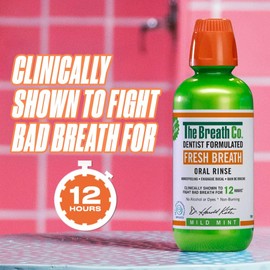 The Breath Co. Mild Mint Oral Rinse, 500 g