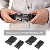 VGOL 8PCS Plastic Quick Side Release Buckle Clips Contoured Side