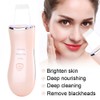 Ultrasonic Skin Scrubber Face Cleaning Vibration Massage Home Beauty MachinePink