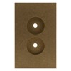 MDF Rectangle Switch Mount Pattress 2Gang