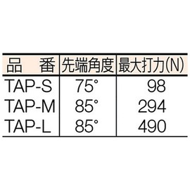 TRUSCO Tungsten Carbide Automatic Punch S TAP-S