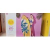 Sun Squad Surf Board Pool Float 5'9" Long Palm Tree
