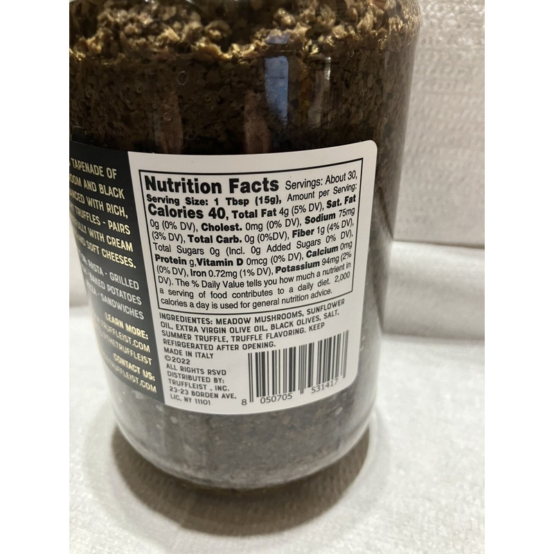 Truffleist Black Truffle Sauce By The Truffleist 17.6oz exp 5-2027