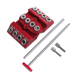 Ｂｅｓｇａ Drill Guide Jig Lag Screw Drill Template Jig Multipurpose 30 45 90 Degree Angle Locators Drill Kit for Wood Post Deck