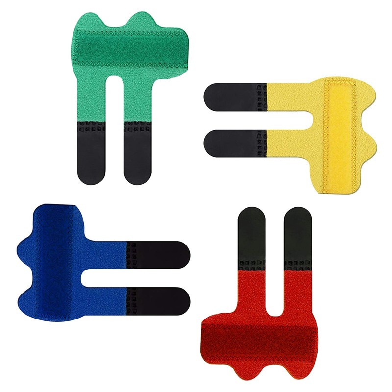 LUTER 4 Pcs Finger Splints Finger Straightener Finger Support Finger
