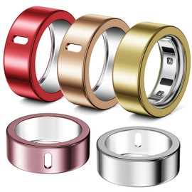 Hexasider 5 Pack Ring Cover Compatible with Oura Ring Gen 4/Oura Ring Gen 3 Horizon/Heritage, Durable TPU Case for Oura Ring Protector Accessories for Oura Size 8