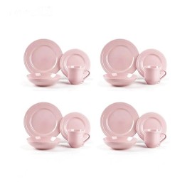 September Promotion Pink Tableware Set Suitable for Weddings or Family Dining Rooms Dinnerware Setscolor: pink16