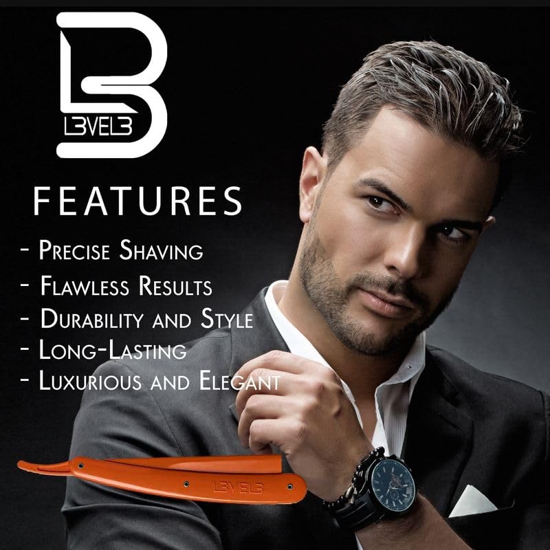 Level 3 Straight Razor Holder - Excellent Grip and Control