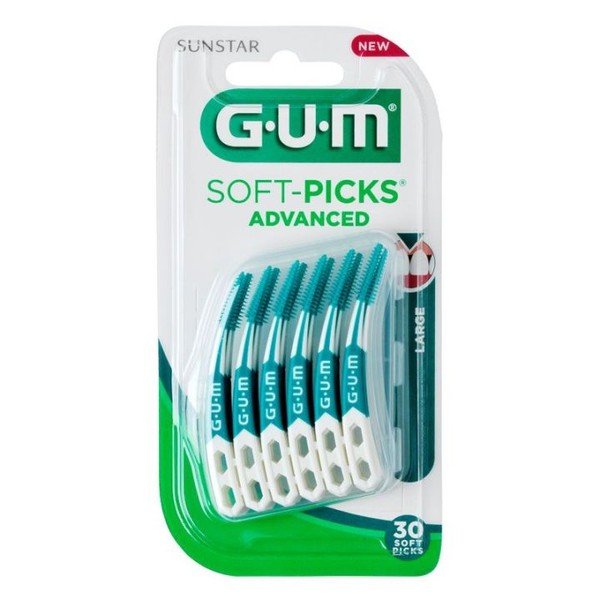 Sunstar Gum Bâtonnet Interdentaire Soft Picks Advanced, Large