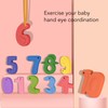 Learning Number Board Toy Educational Silicone Number Puzzle Board for