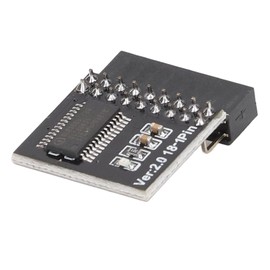 TPM2.0 Security Module 18pin for ASROCK Motherboard LPC Card for WIN11 Upgrade Test Black
