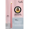 Hyoola Tall Taper Candles - 10 Inch Rose Pink Unscented