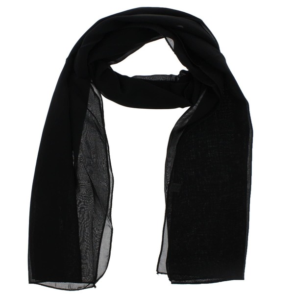 WESTEND CHOICE Ladies Chiffon Scarves Women Plain Neck Wrap Scarf