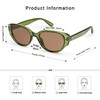 Appassal Retro Cat Eye Sunglasses for Women Round Polarized Cute