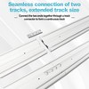 Double Curtain Track Ceiling Mount 10ft,Heavy-Duty Aluminum Curtain Rail, 3.78"