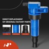 A-Premium Set of 6 (Blue) Ignition Coil Pack and Iridium