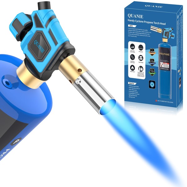Propane Torch Head,Handy Cyclone Propane Torch Head with Push Button