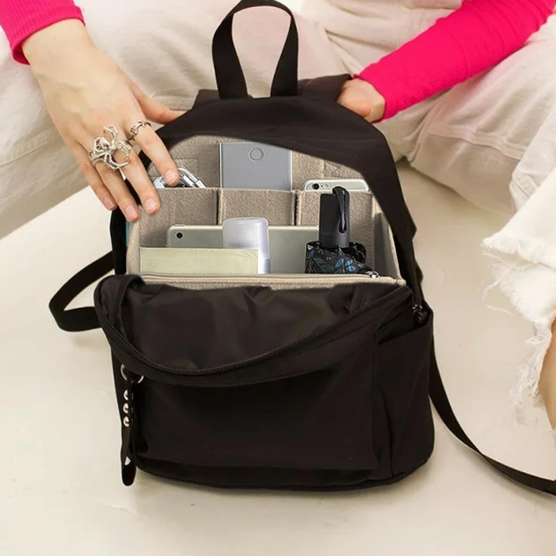 Back Pack Organizer,Backpack Insert Purse Organizer - High Capacity Large