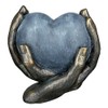 Generisch Sculpture Heart in Two Hands, Love Gift, Statue, Decorative