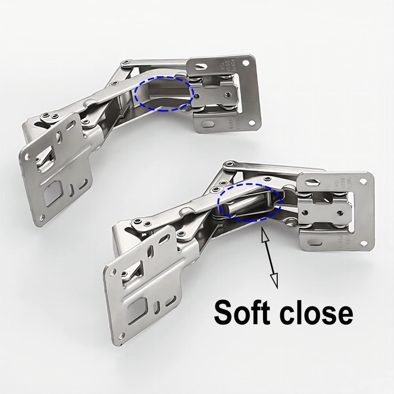 Qrity 2 PCS 175 Degree Hinges Soft Close Hinge Hydraulic