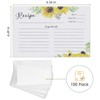 100Pcs Recipe Card Protectors 4x6 Plastic Sleeve - Page Protectors