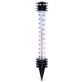 Vilde Outdoor Garden Thermometer with Ground Spike 23 cm White