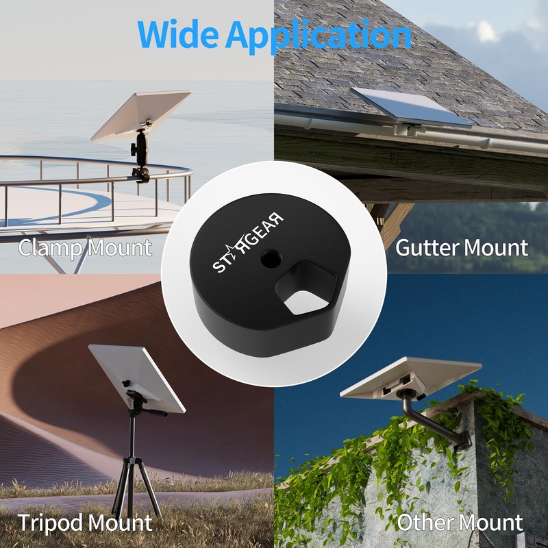 Starlink Mini Tripod Mount Adapter - 1/4-20 Threaded Aluminum Alloy