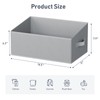DIMJ Closet Storage Bins 8 Pack - Fabric Storage Baskets