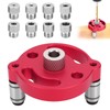 Jortmrd Woodworking Drilling Aid, Drill Hole Centre Finder, Vertical Self-Centring