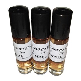 Frankincense & Myrrh Scented Oil by Xio's Essences - Perfect for Aromatherapy, Soaps, Candles, Lotions, and More! (3 Bottles 10ml)