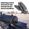 3-Pack Large Heavy Duty BBQ Smoker Hinge Compatible with Burn