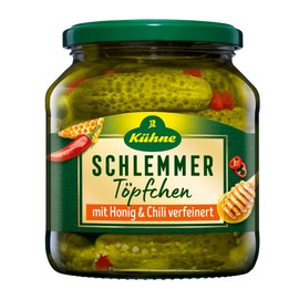 Kühne Cucumbers Gourmet Pot Honey Chili 580 ml
