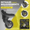 Replacement Luggage Wheel Repair Suitcase Bag Parts Spinner Wheels (Spinner