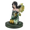 Ebros Gift Kneeling Bumblebee Spring Fairy With Crystal Ball On