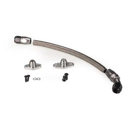 MAPerformance Stainless Steel Oil Return Line Kit Compatible with 1G DSM Turbo