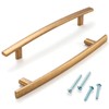 ASKANO 5 Inch Hole Centers, Antique Brass Curved Bar Kitchen