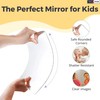 Pull and Stair Unbreakable Kids Wall Mirror - Heavy Duty