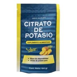 Citrato De Potasio En Polvo Sabor Piña 150 Grs Joy Natura                                                                                             