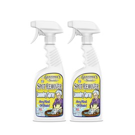 Grandma's Secret Spot Remover Laundry Spray - Chlorine, Bleach and Toxin-Free Fabric Stain Remover for Clothes - Removes Oil, Paint, Blood and Pet Stains - 16 Oz, 2 Pack