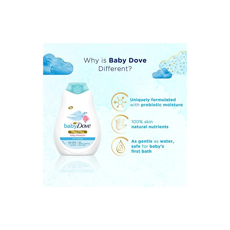 DOVE Baby champú para bebés bote 400 ml