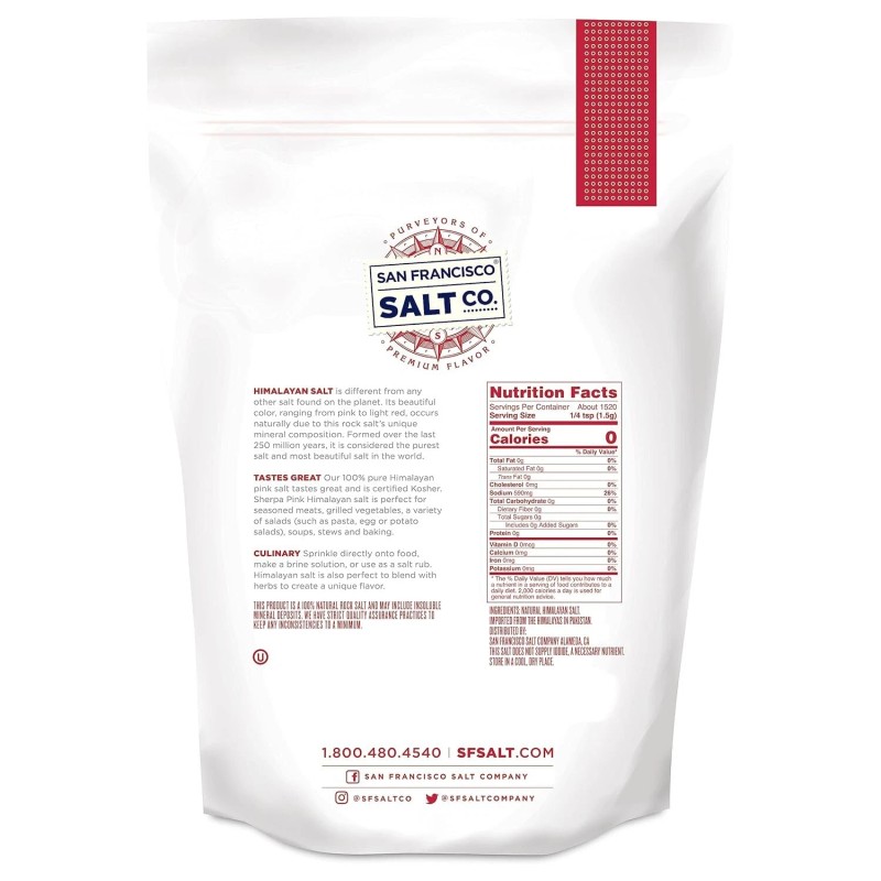 San Francisco Salt Company Sherpa Pink Himalayan Salt - 5