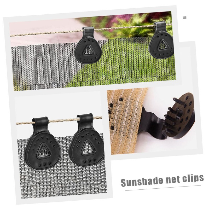Totority 12pcs Shade Cloth Clips for Garden Netting Durable Net