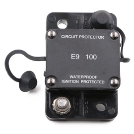 T Tocas Hi-Amp 100 Amp Automotive Circuit Breaker Auto Reset No Switch Button for Boat, Car Audio, Solar System, Battery Protection 12V-32V DC IP67