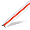 Aristo Engineering Triangular Three-Edged Scale 30 cm White Plastic