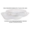 KitchenDance Disposable Plastic Pie Pans with Clear Clamshell Containers -