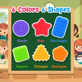 ZaxiDeel Squishy Sensory Toys for Kids Toddlers: Super Soft & Textured Sensory Fidget Toy for Autistic Children Special Needs | Stress Calming Toys for Kids | Baby Stocking Stuffers Fidget Toy for Autism, ADHD