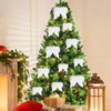 12 Pieces White Christmas Tree Decorations, Christmas Tree Decorations, Angel